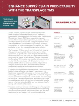 Transplace TMS